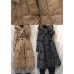 New Khaki Pockets Button Loose Winter Duck Down Jacket